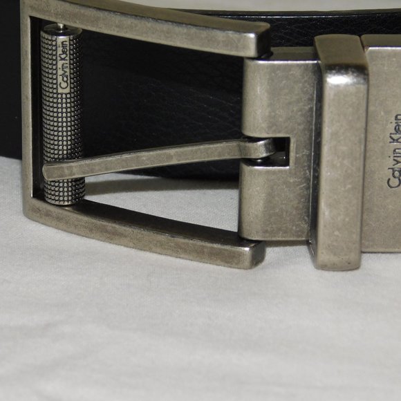 Calvin Klein Jeans Genuine Leather Belt Size 38 - Picture 2 of 6